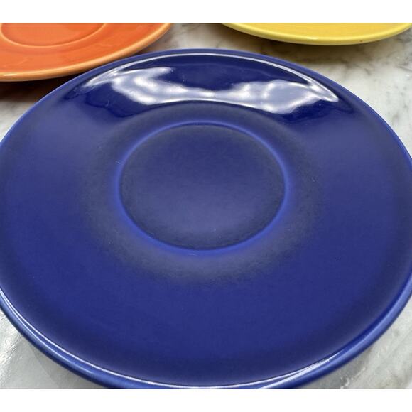 Pagnossin Ceramic Espresso 3 Cups 5 Saucers Mix & Match Colors Made In Italy - Picture 10 of 16